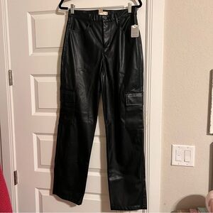 Altar'd State Black Faux Leather Pants